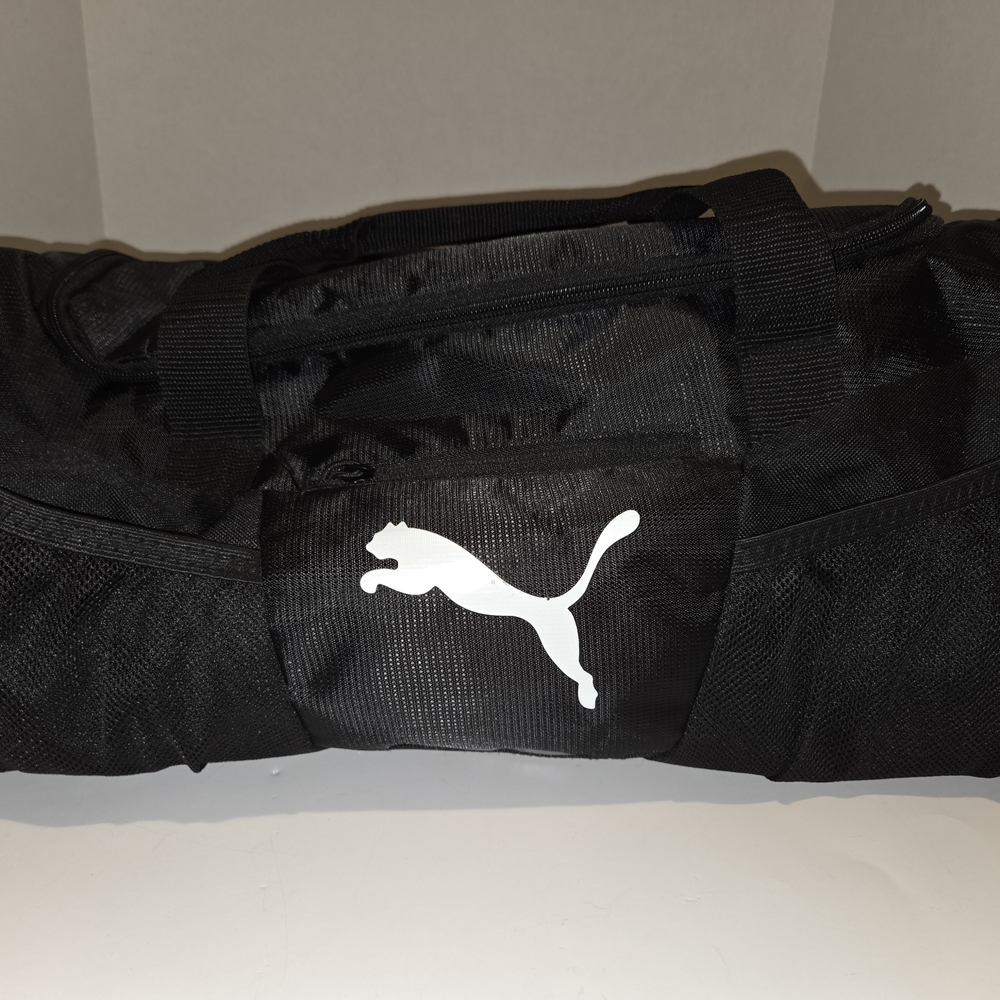 Puma Black Duffel Bag(medium)